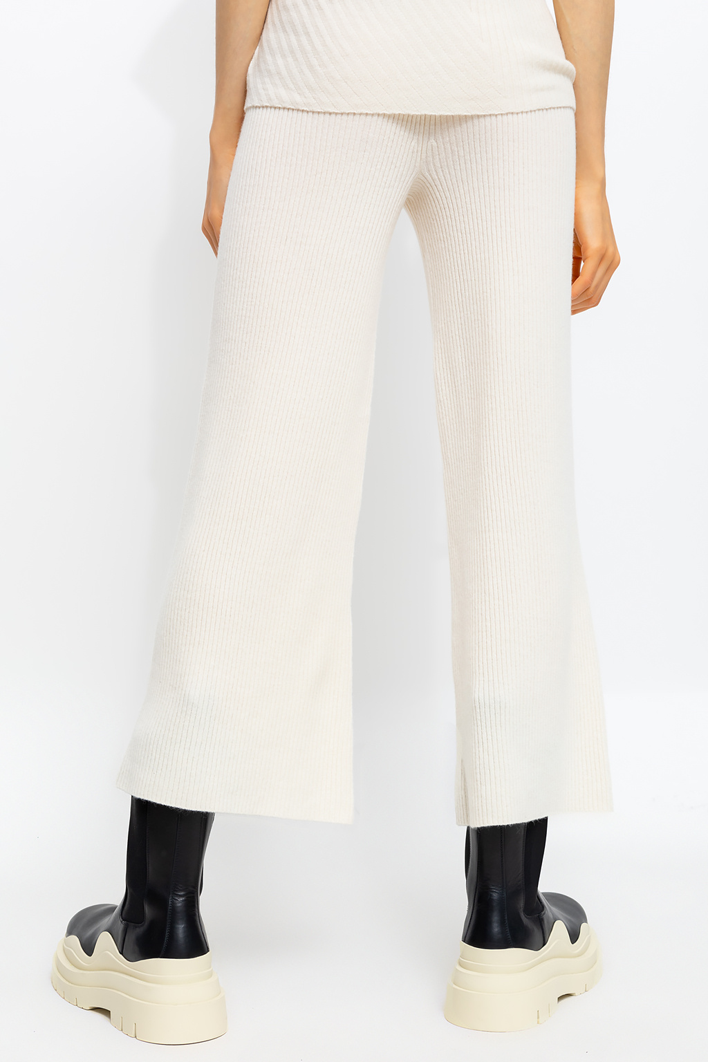 Cream 'Nancy' ribbed trousers Aeron - Vitkac Canada